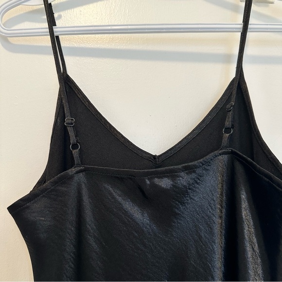 NWOT Black midi slip dress - Picture 3 of 4
